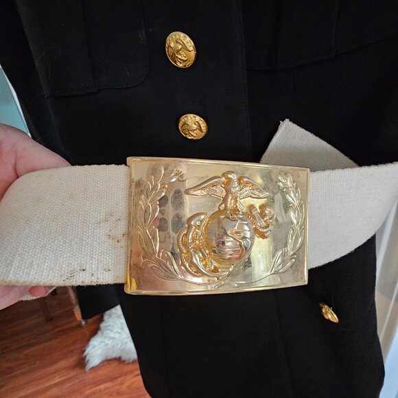 Authentic U.S Marine Corp USMC Dress Blue Jacket - Picture 3 of 4